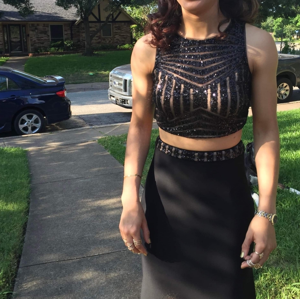 Beautiful Back Formal with Sequin Top